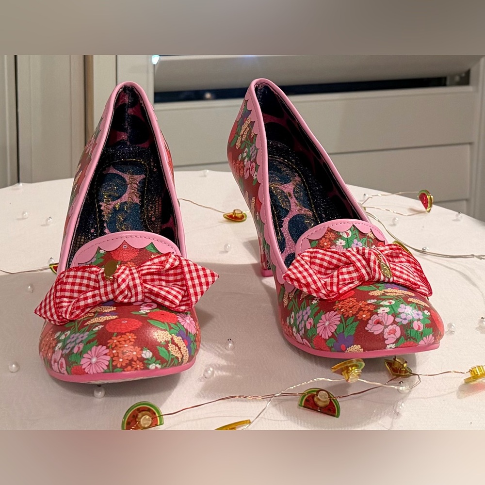Sold Out Rare HTF Retired Irregular Choice Kanjanka Statement Heels, size 8/39 - Picture 11 of 17